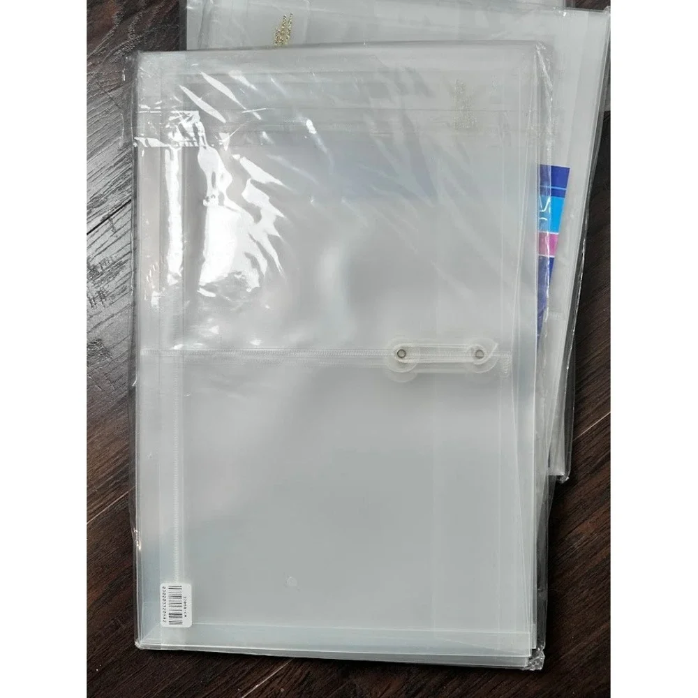 LION String-A-Long Poly-Hide Envelope 11x9‎ Long Top Opening Clear (3packs)